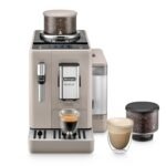 De’Longhi Rivelia - Perfetto Kaffeevollautomat mit LatteCrema-Milchaufschäumer, 16 One-Touch-Getränke, farbiges Touch-Display, austauschbare Bohnenbehälter, Weiß (EXAM440.55.W)