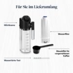 De’Longhi Magnifica Evo Next - Perfetto Kaffeevollautomat mit LatteCrema-Milchaufschäumer, 13 One-Touch-Getränke, Coffee- und Cappuccino Kaffeemaschine, farbiges Touch-Display, Titan (ECAM312.80.SB)