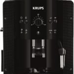 Krups EA8108 fully automatic coffee machine (automatic cleaning, 2-cup function, milk system with CappucinoPlus nozzle, 15 bar, coffee machine, espresso, coffee machine) black