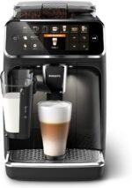 Philips Kaffeevollautomat der Serie 5400 – Espressomaschine für 12 Getränke, schnell reinigendes LatteGo System, intuitives TFT-Display, anpassbare Kaffeeeinstellungen (EP5441/50)