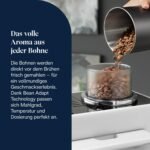 De’Longhi Rivelia - Perfetto Kaffeevollautomat mit LatteCrema-Milchaufschäumer, 16 One-Touch-Getränke, farbiges Touch-Display, austauschbare Bohnenbehälter, Weiß (EXAM440.55.W)