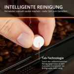 Krups EA8108 fully automatic coffee machine (automatic cleaning, 2-cup function, milk system with CappucinoPlus nozzle, 15 bar, coffee machine, espresso, coffee machine) black