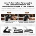 Warriors1 5 in 1 Multi Kapselmaschine für Nespresso OL, Dolce Gusto, Lavazza A Modo Mio, FAP Espresso Point Kapseln und Gemahlen Kaffee, 20 bars, 0,82 L, Automatische Kaffeemaschine für Zuhause & Büro