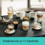 Siemens Kaffeevollautomat EQ6 plus s300, Milchsystem, 11 Getränke, automatische Reinigung des Milchsystems, Keramikmahlwerk, großes Touchdisplay, Silber, TE653501DE